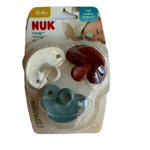 5 / $10 | NUK Comfy Orthodontic Pacifiers, 0-6 Months, 3 Pack